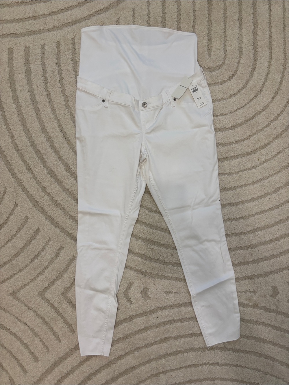 Abercrombie & Fitch White Maternity Jeggings